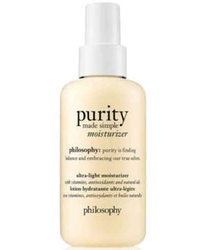 Shop Philosophy Purity Made Simple Ultra-light Moisturizer, 4.7 Oz. In No Color