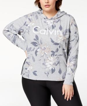calvin klein floral hoodie