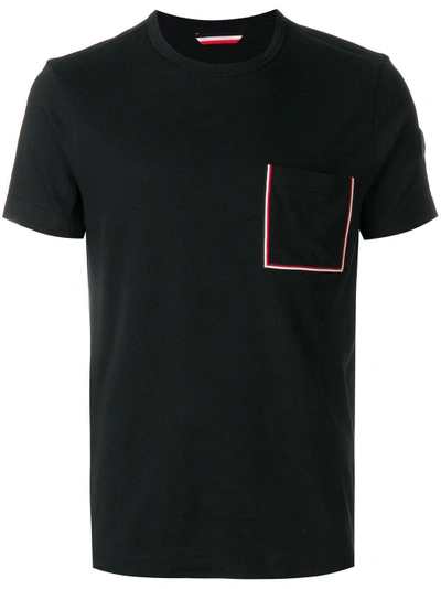 Shop Moncler Contrast-pocket T-shirt