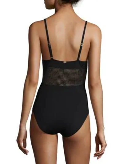 Shop Amoressa Margaux One-piece Swimsuit In Black