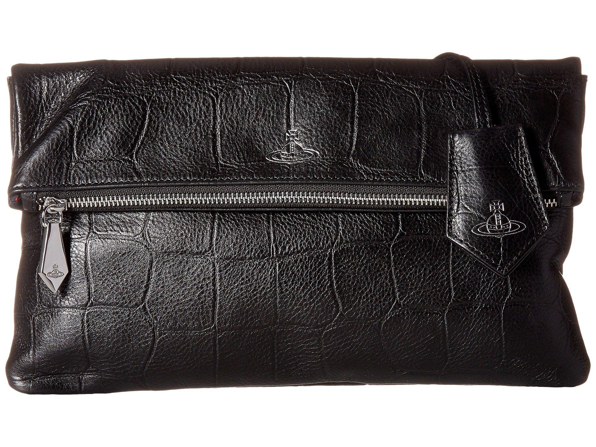 vivienne westwood black clutch bag