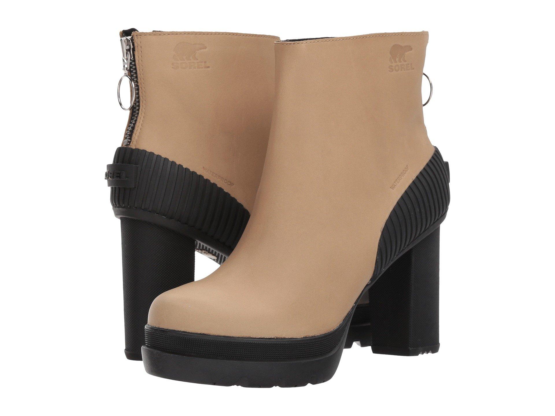 womens grey wedge booties