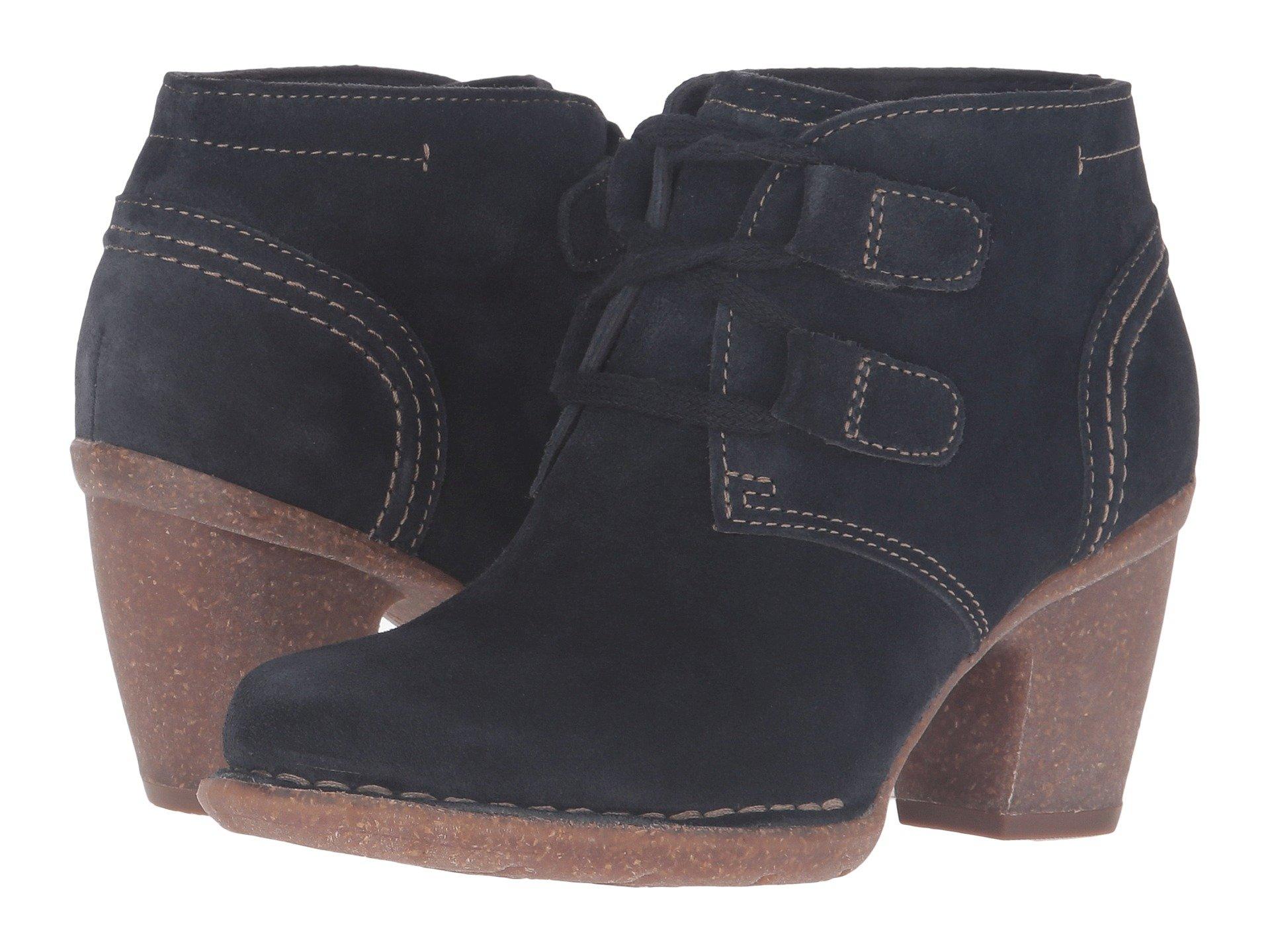 Clarks Carleta Lyon, Navy Suede | ModeSens