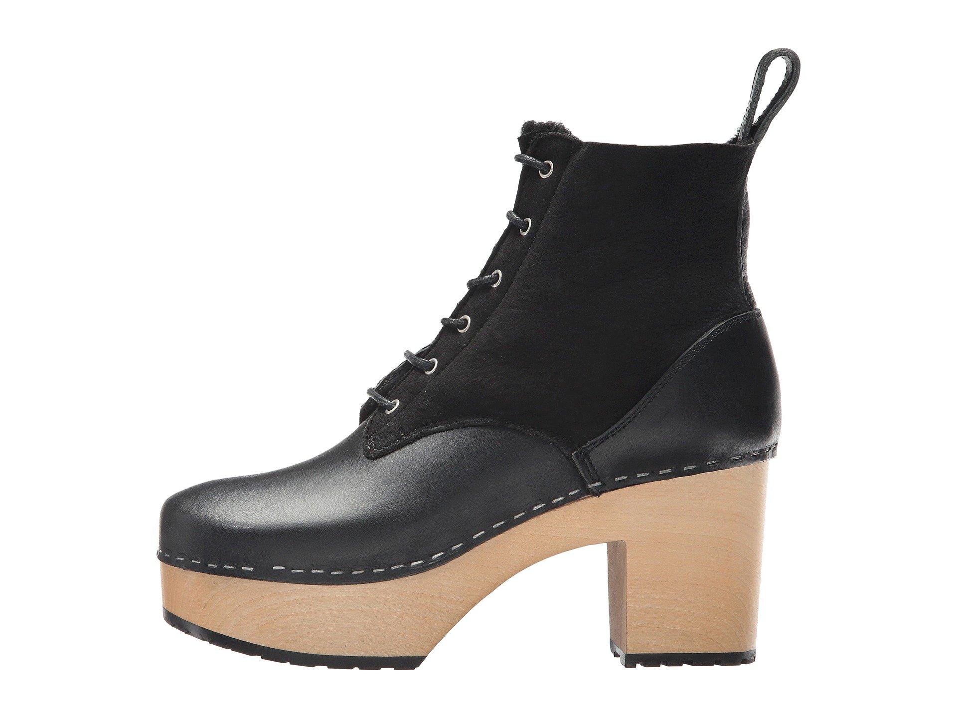 swedish hasbeens hippie lace up