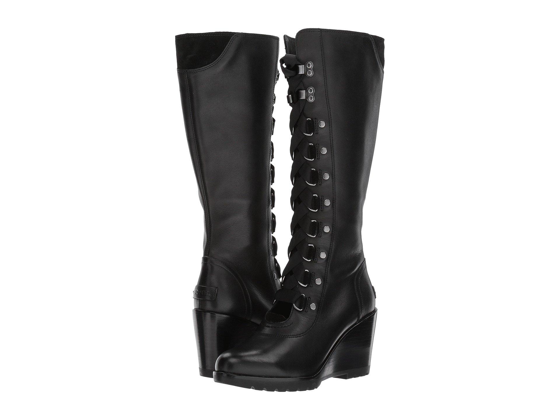 sorel after hours tall boot black