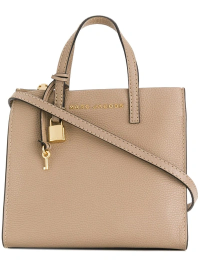 Shop Marc Jacobs Small The Grind Shopper Tote - Brown