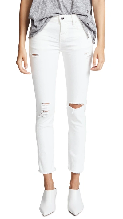 Shop Iro.jeans Iro. Jeans Jarod Mid Rise Crop Skinny Jeans In White