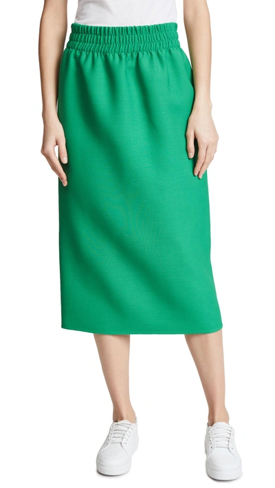 Shop Marc Jacobs Elastic Waist Pencil Skirt In Green