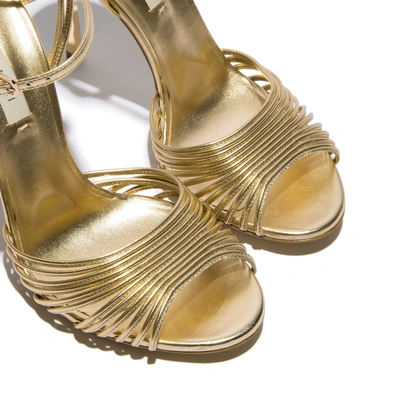 Shop Casadei Blade In Gold