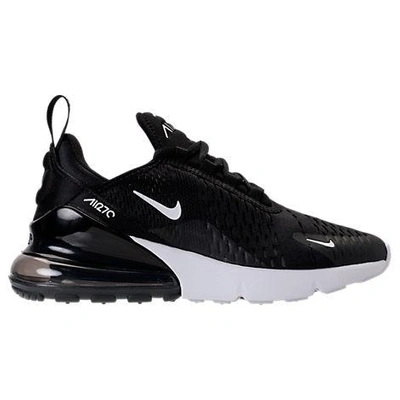 Shop Nike Women's Air Max 270 Casual Shoes In Black/anthracite/white