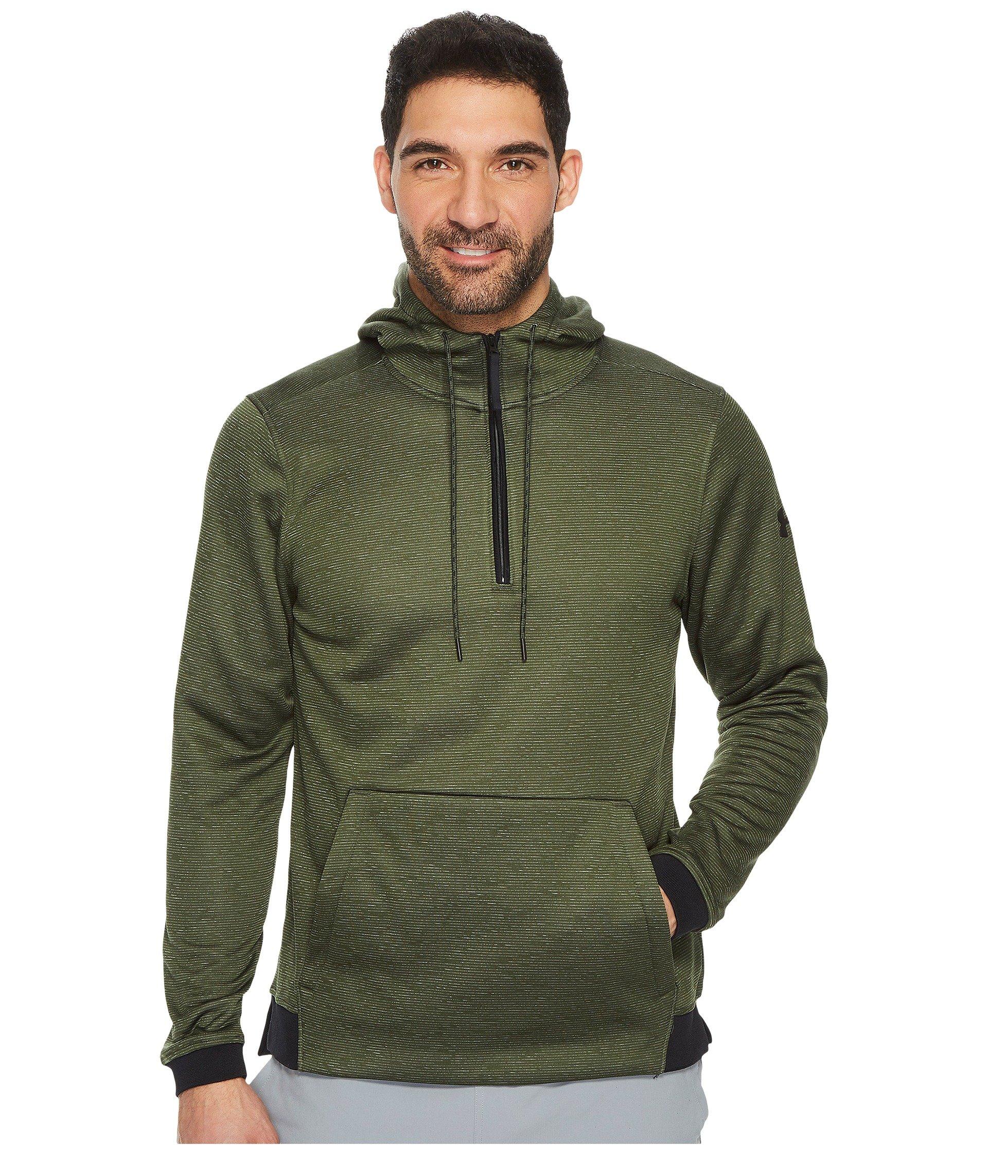 green and black under armour hoodie