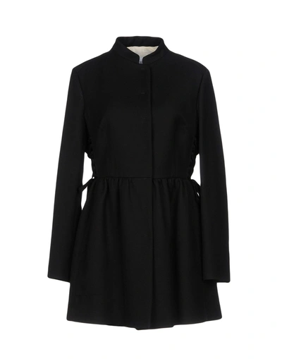 Shop Red Valentino Full-length Jacket In Black