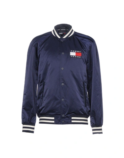 Shop Tommy Jeans Bomber In Dark Blue