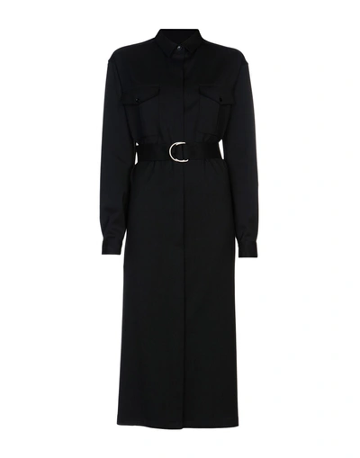Shop Saint Laurent 3/4 Length Dresses In Black