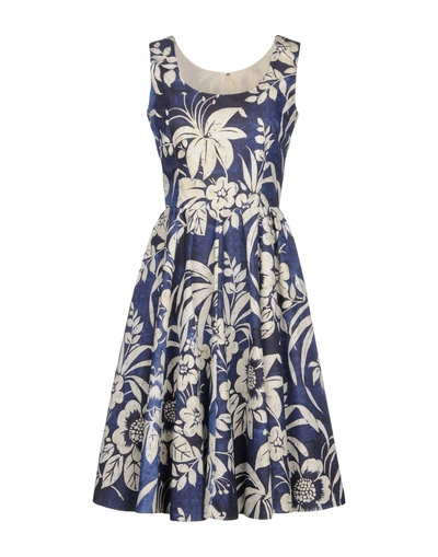 Shop Dolce & Gabbana Knee-length Dresses In Blue
