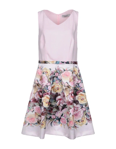 Shop D.exterior Short Dress In Pink