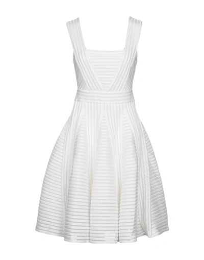 Shop Maje Short Dress In White