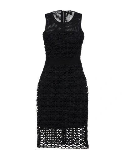 Shop Maje Short Dresses In Black