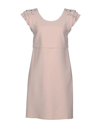 Shop Maje Short Dresses In Light Pink