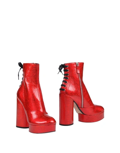 Shop Marc Jacobs Ankle Boots In Red
