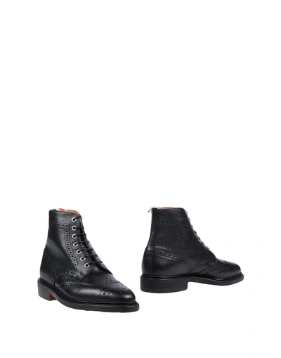 Shop Thom Browne Boots In Black