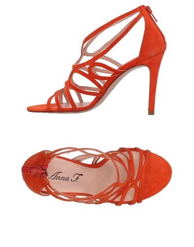 Shop Anna F Sandals In Orange