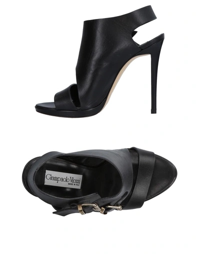 Shop Giampaolo Viozzi Sandals In Black
