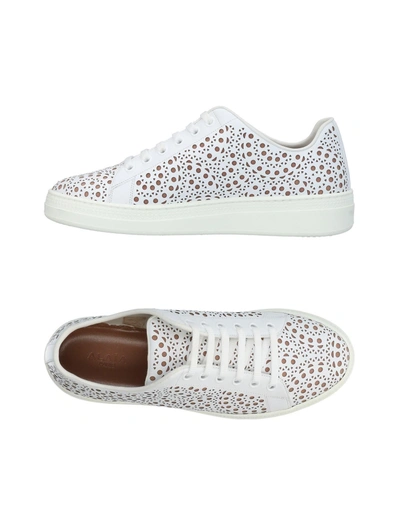 Shop Alaïa Sneakers In White