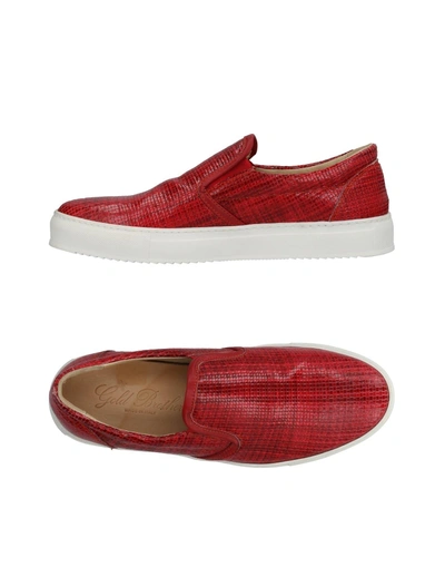 Shop Gold Brothers Sneakers In Brick Red