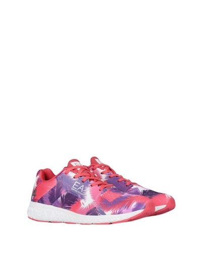 Shop Ea7 Sneakers In Pink