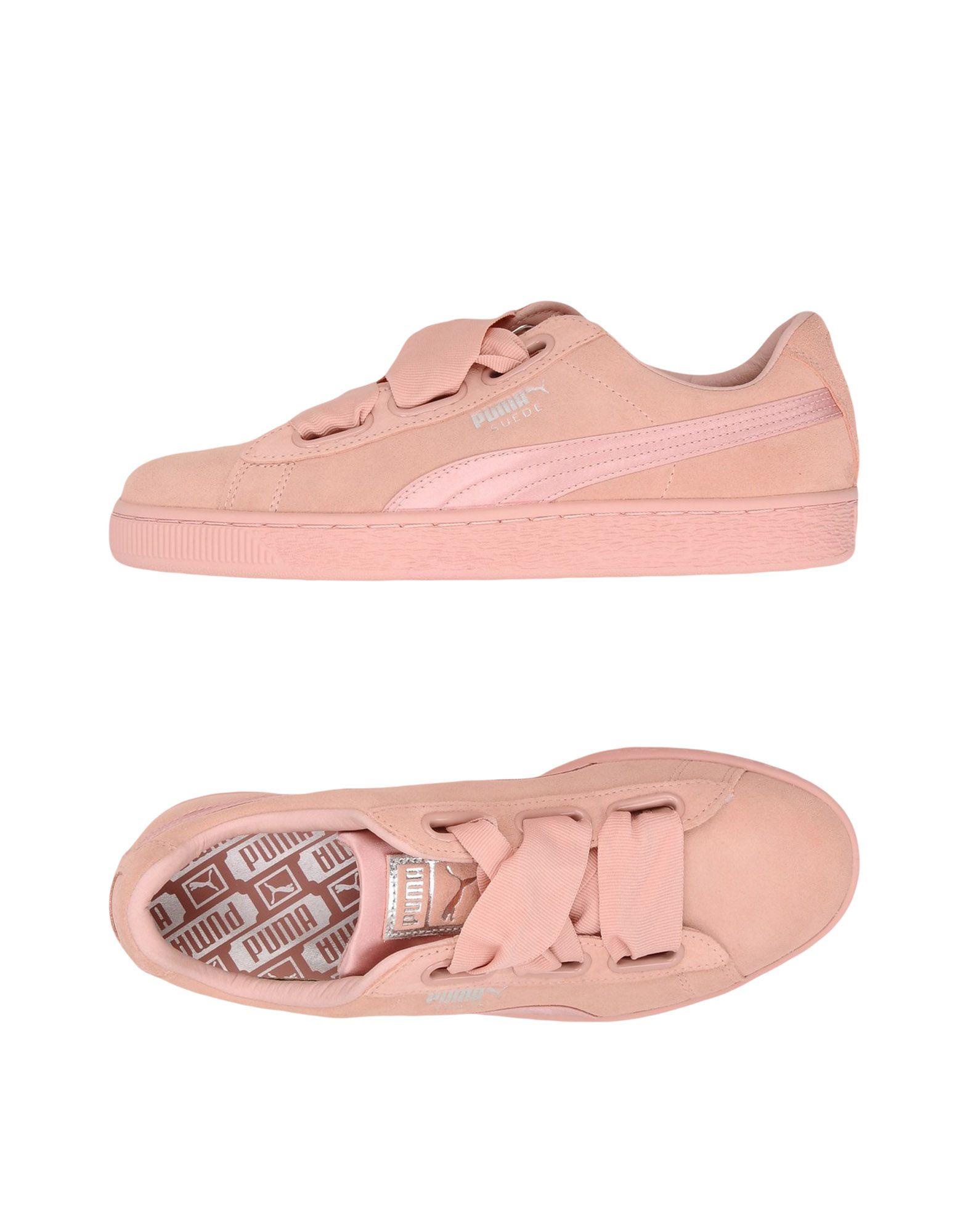 light pink puma sneakers