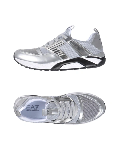 Shop Ea7 Sneakers In Light Grey