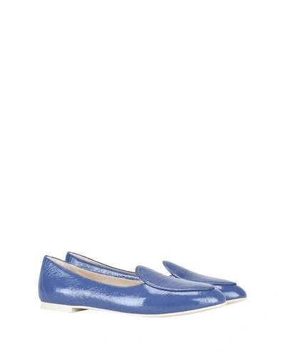 Shop Giorgio Armani Loafers In Blue