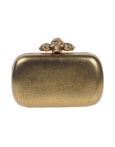 Shop Alexander Mcqueen Handbags In Gold