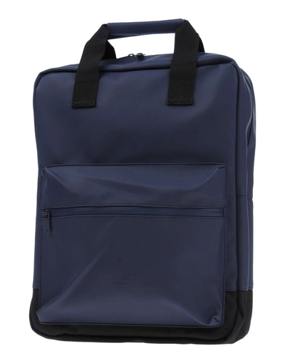 Shop Rains Backpack & Fanny Pack In Dark Blue