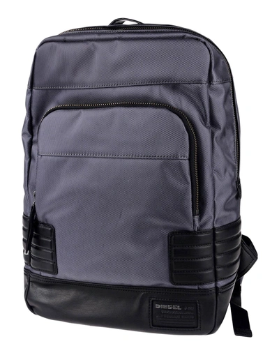 Shop Diesel Backpack & Fanny Pack In Grey