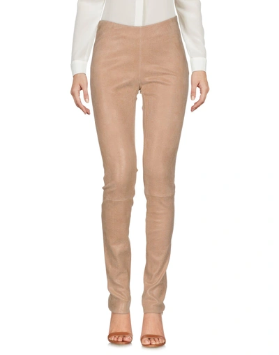 Shop Drome Casual Pants In Sand