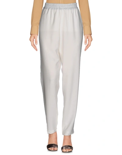 Shop Maje Casual Pants In White