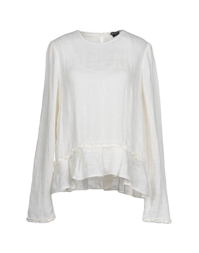 Shop Tom Ford Blouses In Ivory