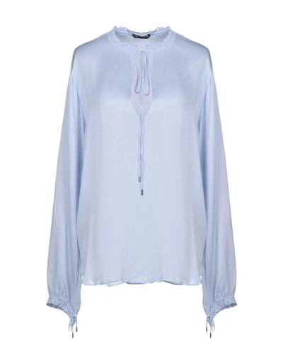 Shop Tom Ford Blouse In Sky Blue