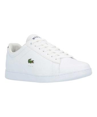 lacoste men's straightset leather trainers