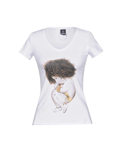 Shop Siamoises T-shirt In White