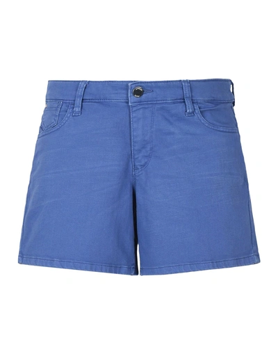 Shop Armani Jeans Denim Shorts In Azure