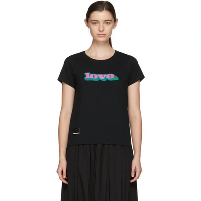 Shop Marc Jacobs Black Classic 'love' T-shirt
