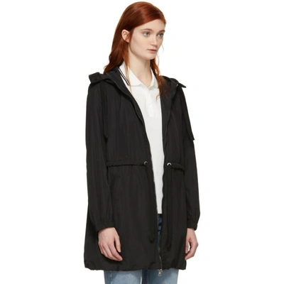 Shop Moncler Black Topaze Coat In 999 Black