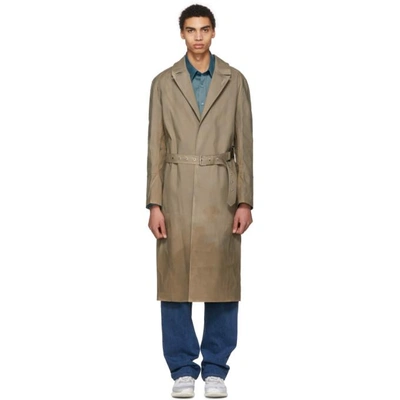 Shop Alyx Beige Mackintosh Edition Formal Coat