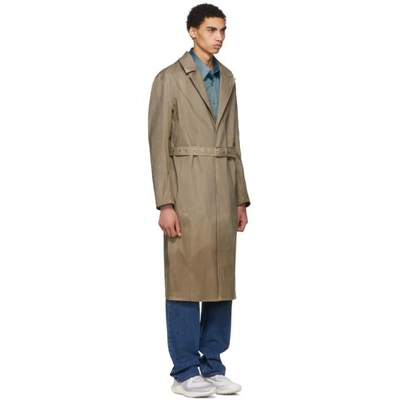 Shop Alyx Beige Mackintosh Edition Formal Coat