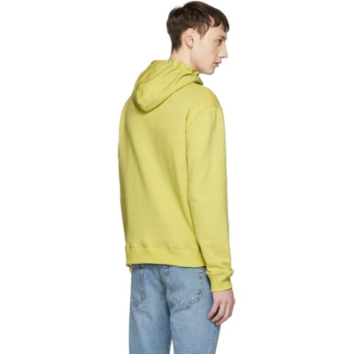 Shop Saint Laurent Yellow Hoodie