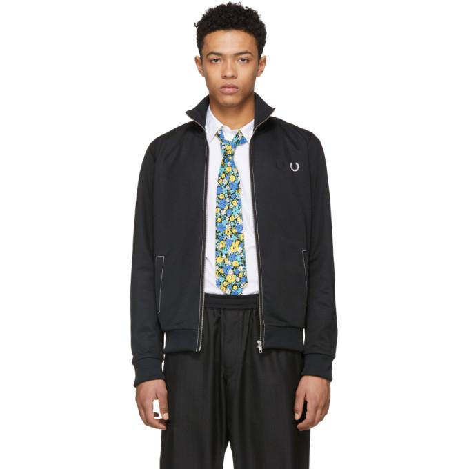 Comme Des Garçons Homme Deux Comme Des Garcons Homme Deux Black Fred Perry  Edition Logo Track Jacket | ModeSens