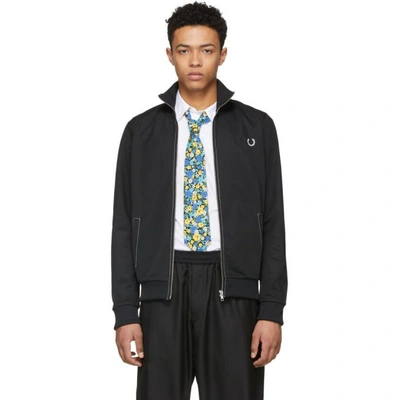 Comme Des Garcons Homme Deux Black Fred Perry Edition Logo Track Jacket